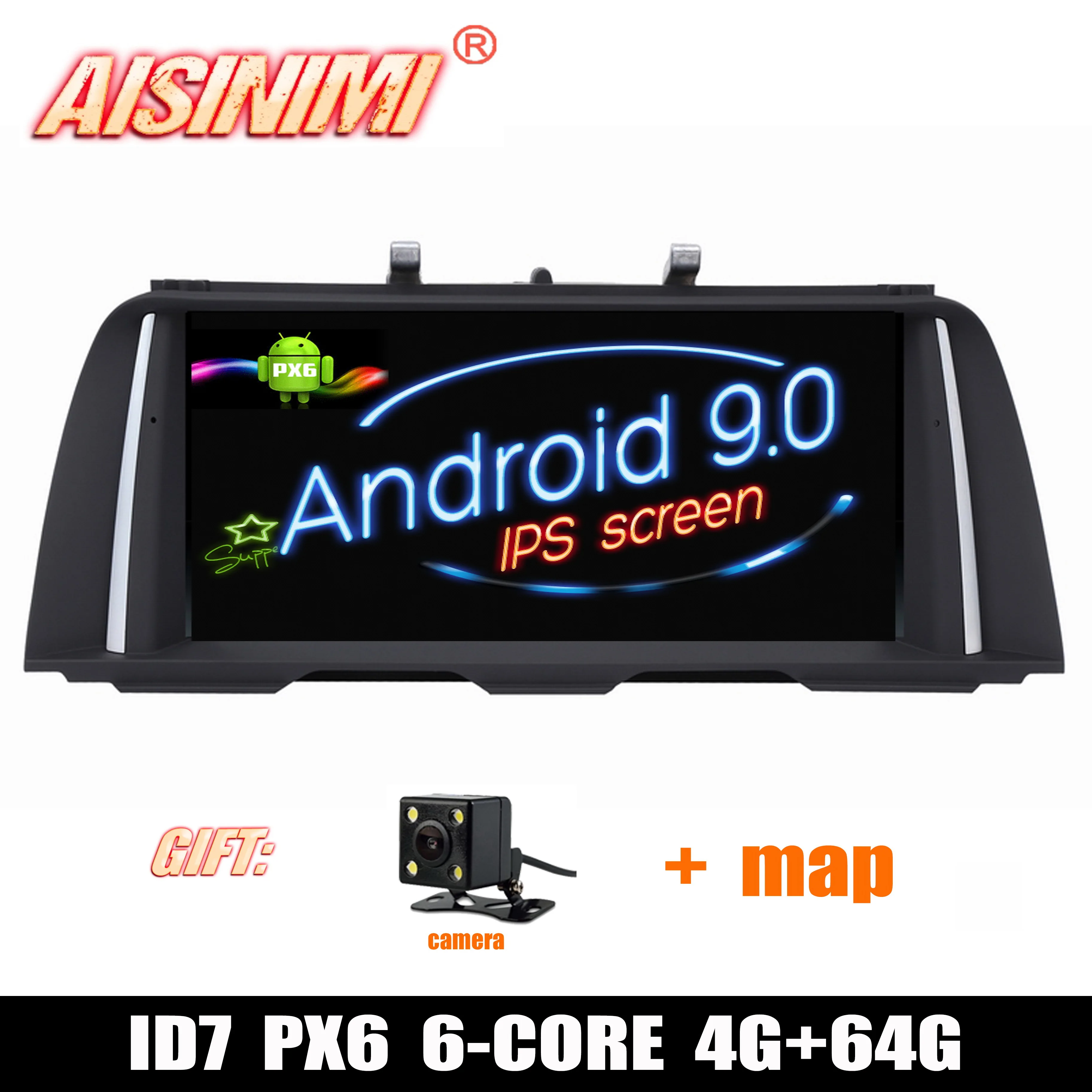 Android 9.0 4+64G Car Dvd Navi Player FOR BMW 5 Series F10/F11 Original NBT System CIC audio gps stereo auto ips | Автомобили и