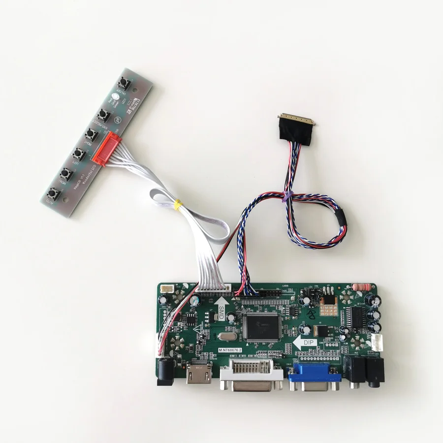 

Подходит для B133XTN01, B133XW01, B133XW02, VGA, DVI, LVDS, 40 контактов, 1366*768, 13,3 дюйма, WLED ЖК-панель M.NT68676, плата контроллера экрана, Комплект «сделай сам»