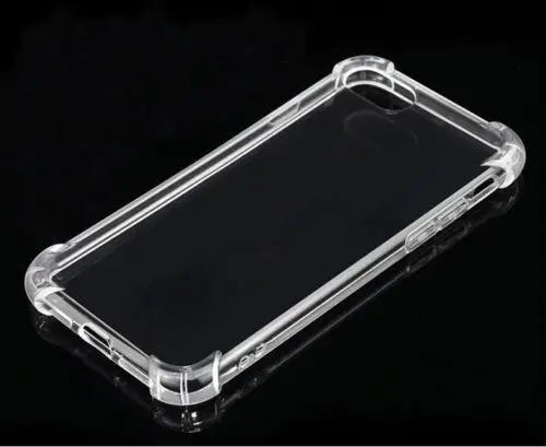 Ударопрочный ТПУ Гибридный резиновый Прозрачный чехол для мобильного телефона