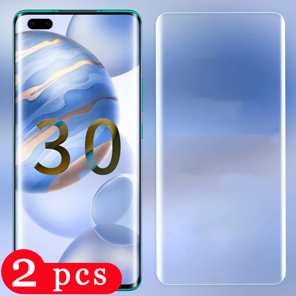 2 шт. для huawei honor 30s v30 30 pro plus закаленное стекло 20i 20s v20 view 20 lite Защитная пленка защита