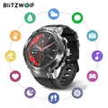 BlitzWolf BW-AT3C Смарт-часы HD Экран BT Вызов 24h Сердечный ритм Кровяное давление SpO2 Монитор Женское управление здоровьем Пользовательские часы умные часы для мужчин для xiaomi для Huawei мужские часы - фото