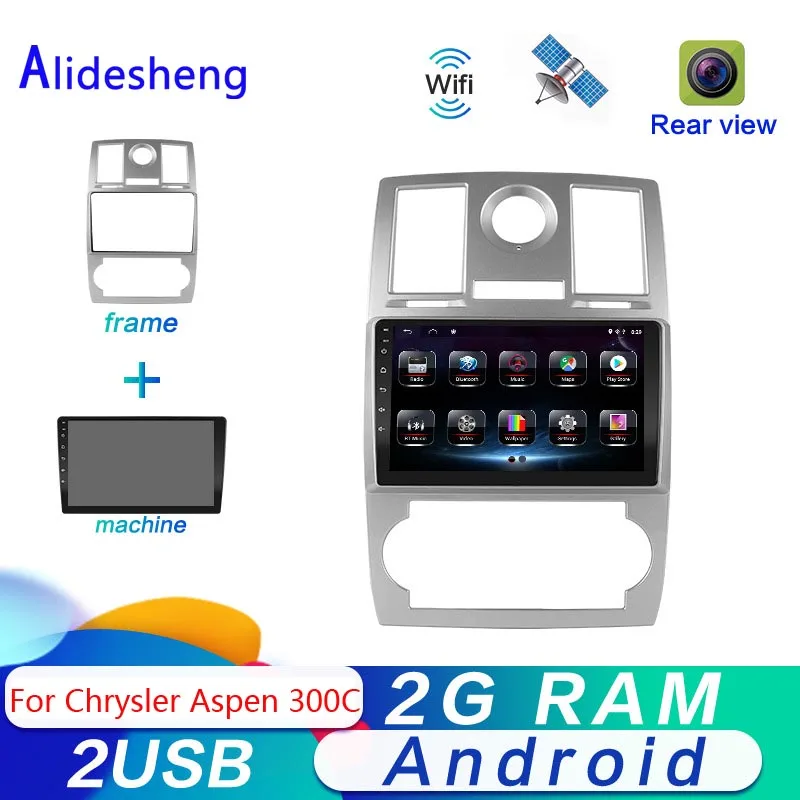 2 Гб ОЗУ 9 дюймов Android 8 1 для Chrysler Aspen 300C 2004 2005 2006 2007 2008 автомобильный DVD