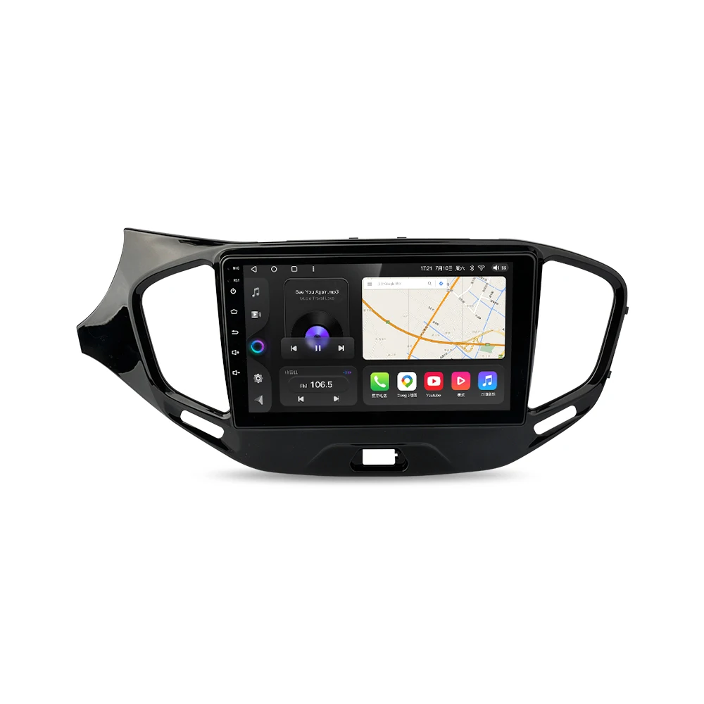 Автомобильный видеоплеер Kingchange Восьмиядерный процессор Android 11 навигация для LADA