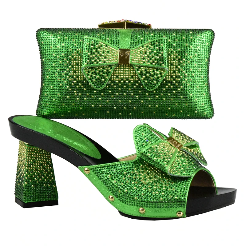 Комплект из обуви и сумки в африканском стиле 2018 персиковый цвет итальянская