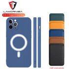 Оригинальный магнитный чехол для телефона iPhone 12 11 Pro Max 5G X XR XS Max Магнитный безопасный кожаный чехол-бумажник для iPhone 7 8 Plus 12