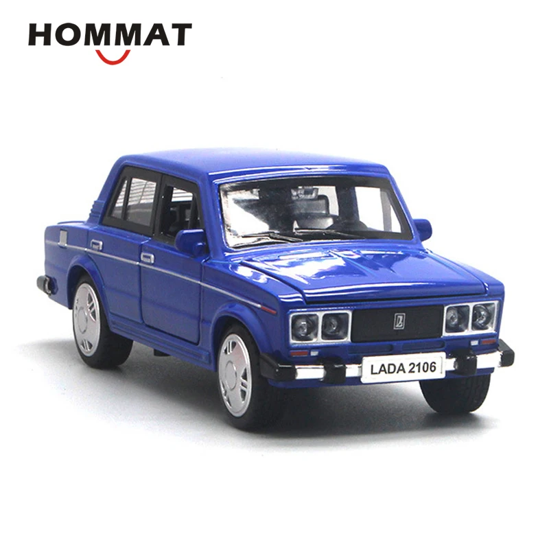 Классическая модель автомобиля HOMMAT 1:32 Масштаб ВАЗ Лада 2106 литые металлические