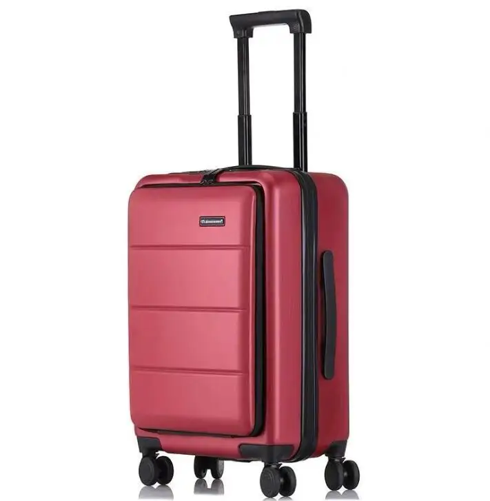 wine red Travel tale 2" 22" 2" дюймов обувь для мужчин и женщин Спиннер сумка для переноски ноутбука на Тележка багажа прочный чемодан на колесиках - Цвет: wine red