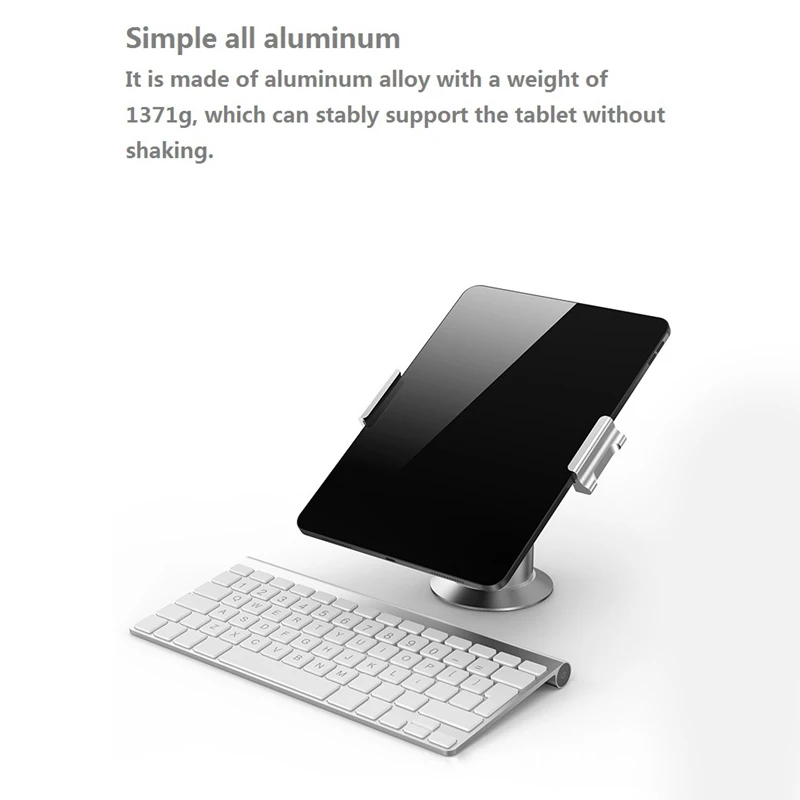 Miglior JIUSHARK Supporto Laptop Per Scrivania Del Telefono Di Alluminio Supporti Tablet Per 12 Pollici E Al Di Sotto Del Computer Telescopica Regolabile Fibbia Holder