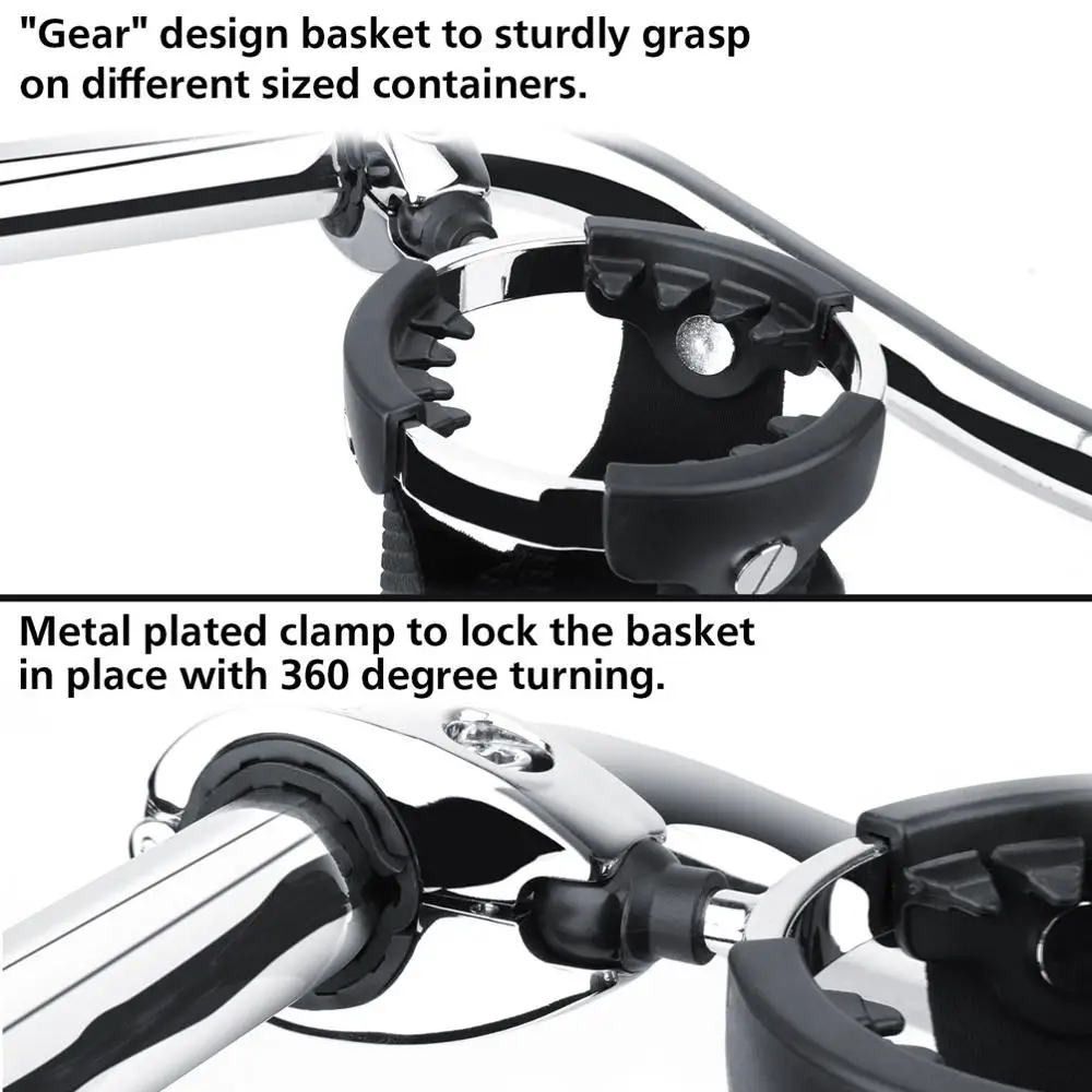 Online Lexin-portavasos Para Motocicleta Y Coche, Soporte Para Manillar De Botella De Agua Y Bebidas, Accesorios Para Moto/bicicleta