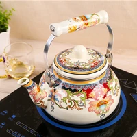 home teapot enamel capacity 2500ml induction cooker gas hood stove teapot boiling water tea maker