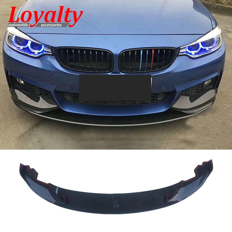 Передняя губа ДЛЯ BMW 4 серии F32 F36 M 2014 2020 спортивный сплиттер для бампера и спойлера