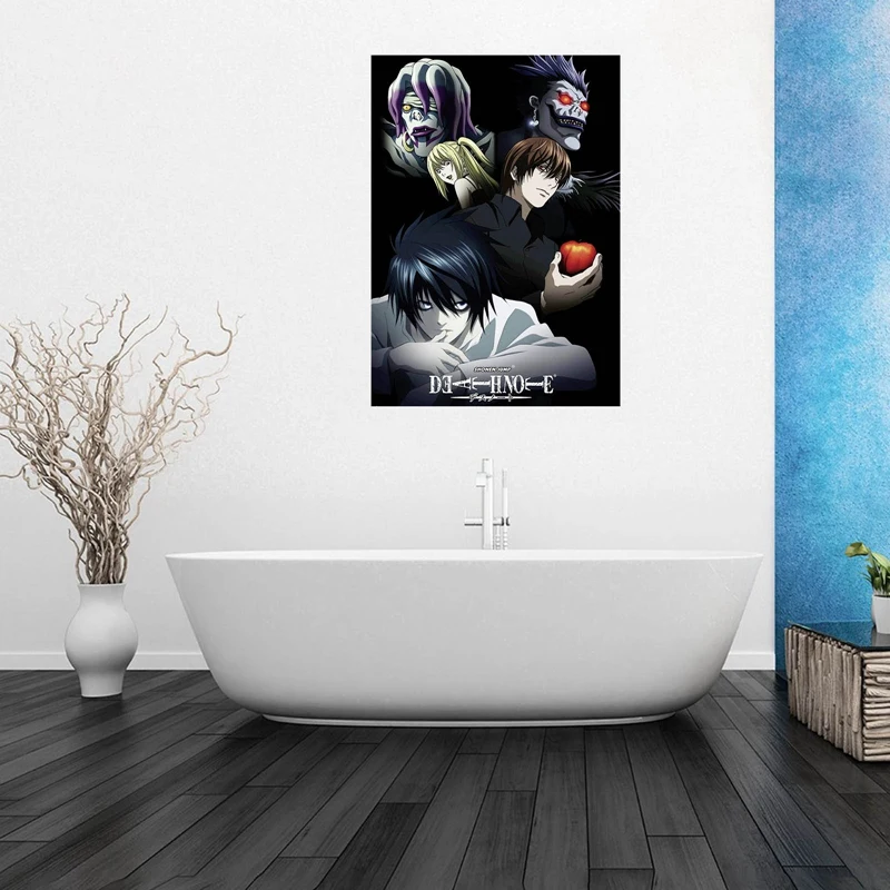 

Hot Japan Anime Death Note Poster Home Decoration Cartoon Wall Poster Picture Anime Death Note Figures Photo Size 29 x 42cm