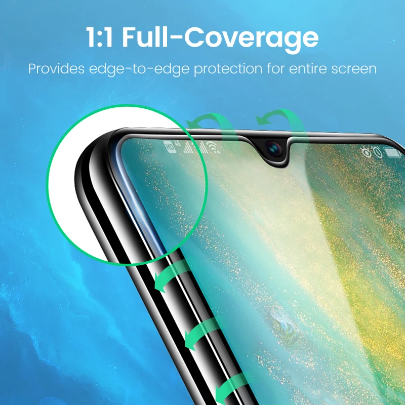 Ugreen для huawei P30 защитное стекло 3D Гидрогелевая Защита экрана для huawei P20 Pro mate 20 mate 20 X Nova 4 Honor V 20 стекло