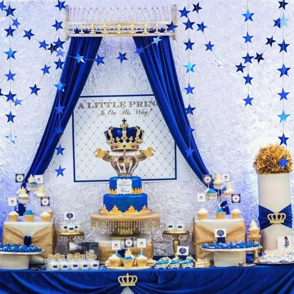 Подвесные украшения в виде звездочек на свадьбу день рождения 13 футов украшение