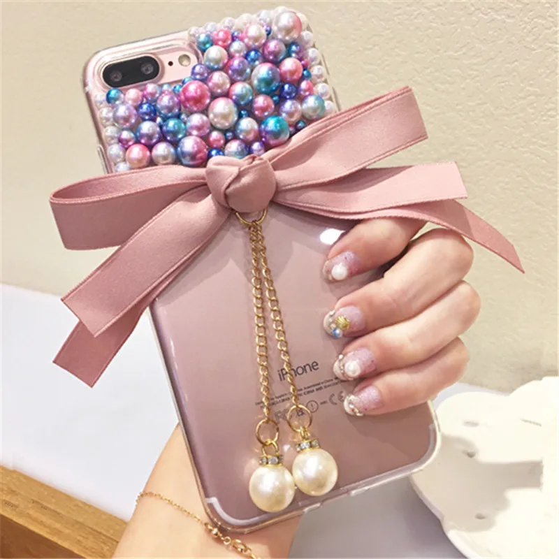 Для Iphone X XS MAX XR чехол для 11 11PRO 8 7 6 6S Plus Роскошный Блестящий горный хрусталь Бант