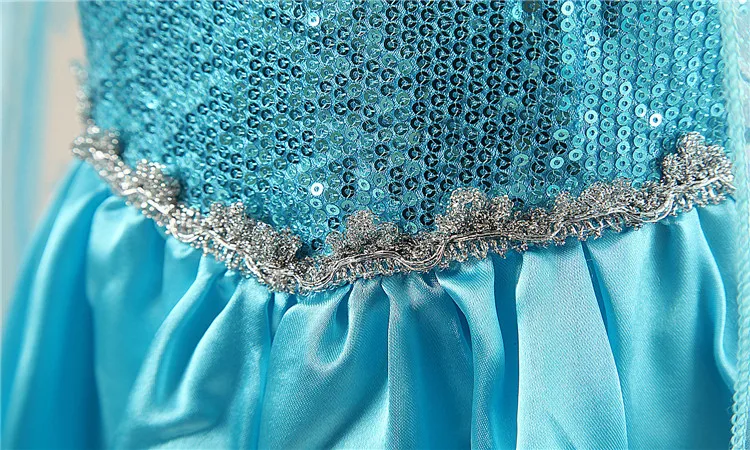 Princess Elsa Dress for Girls Cosplay Costumes Dresses Kids Clothing Birthday Clothes 4 6 8 9Y | Детская одежда и обувь