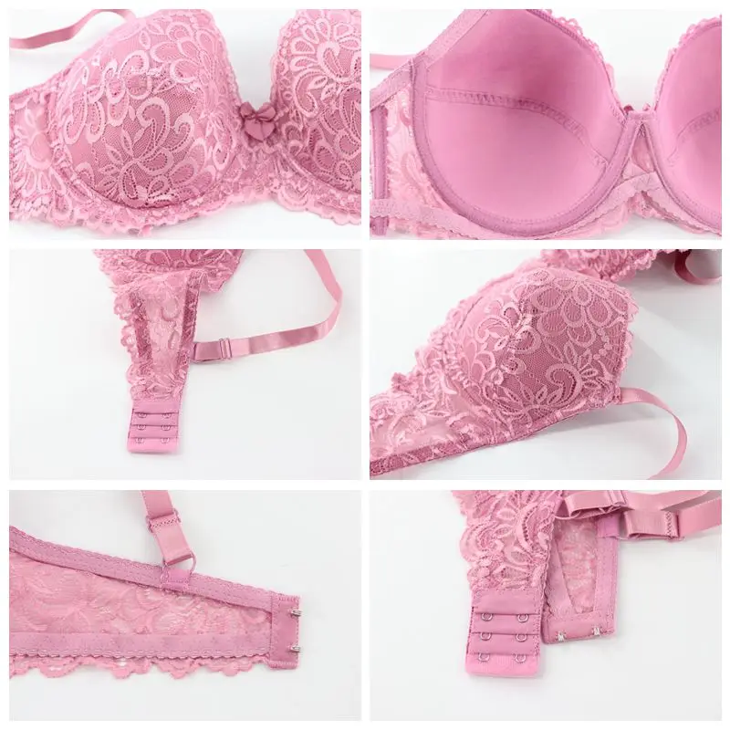 PariFairy сексуальный кружевной бюстгальтер чашечки расположены рядом с цветочным