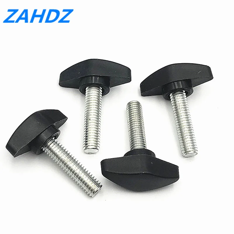 2-5 шт./лот M6 M8 T тип нейлоновая пластиковая головка винт для большого пальца болт