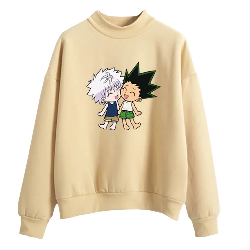 Повседневный осенний кавайный трендовый Мужской пуловер Hunter в стиле аниме с