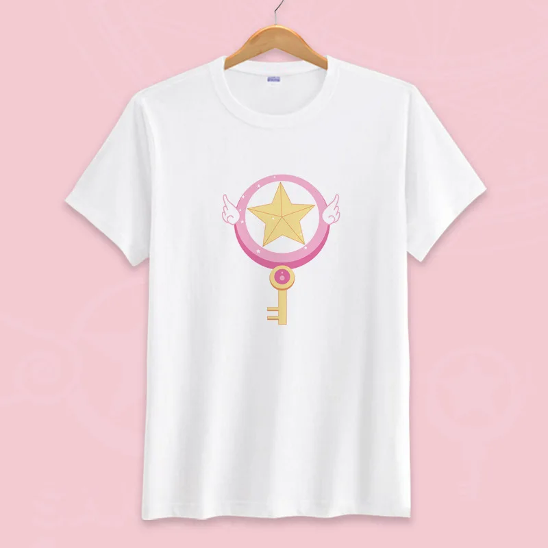 Футболка для косплея японского аниме Волшебная девушка Мачу шоджо кард каптор