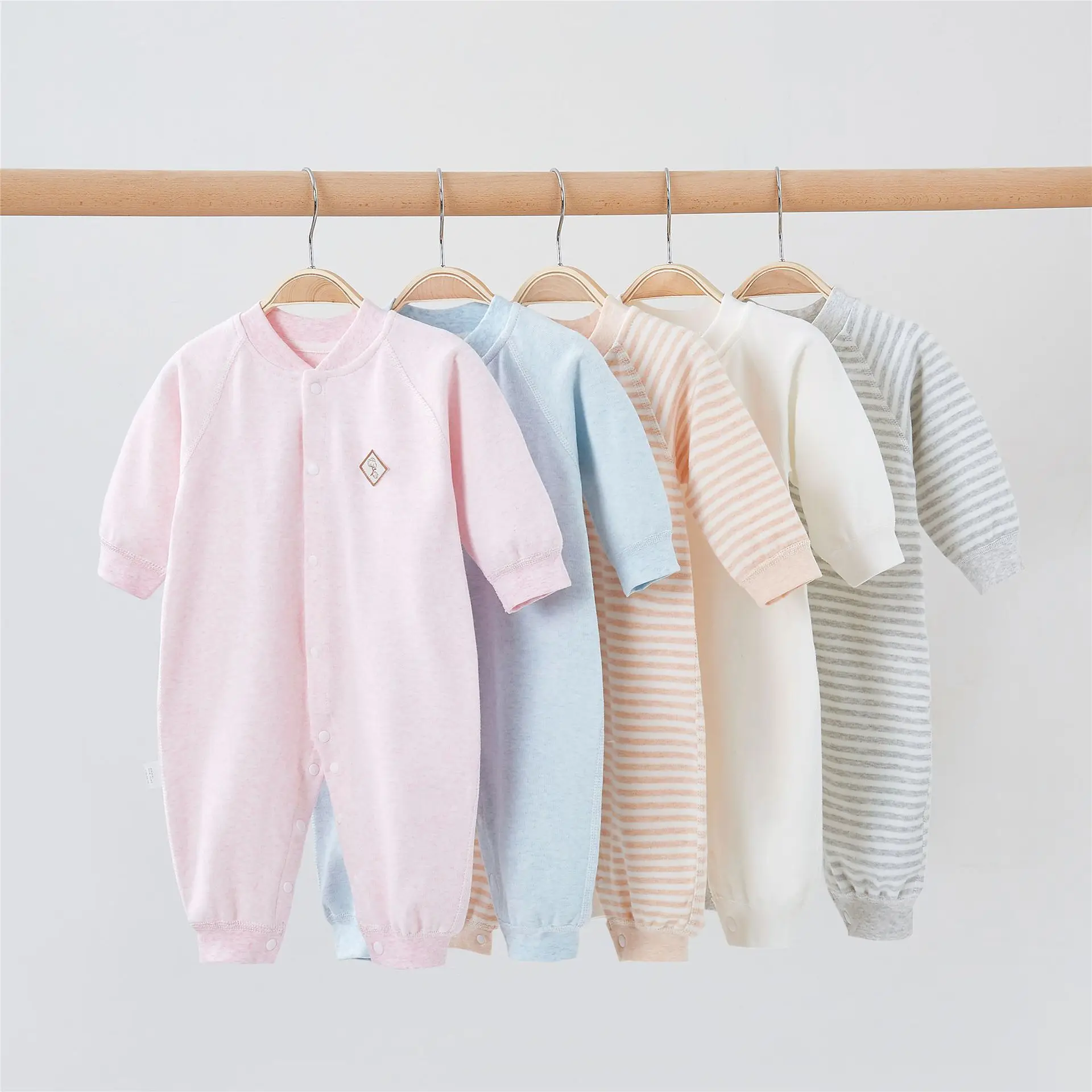 

Baby Jumpsuit Spring And Autumn Cotton Boneless Clothes Boys And Girls Bottoming Winter Clothes Climbing Outerwear Romper