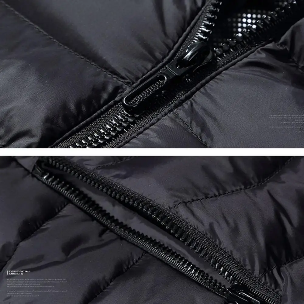 Men's Ski Jackets Casual Fashion Smart USB Abdomen Back Neck Four Electric Heating Warm Cotton Breathable Clothes manteau hiver | Спорт и