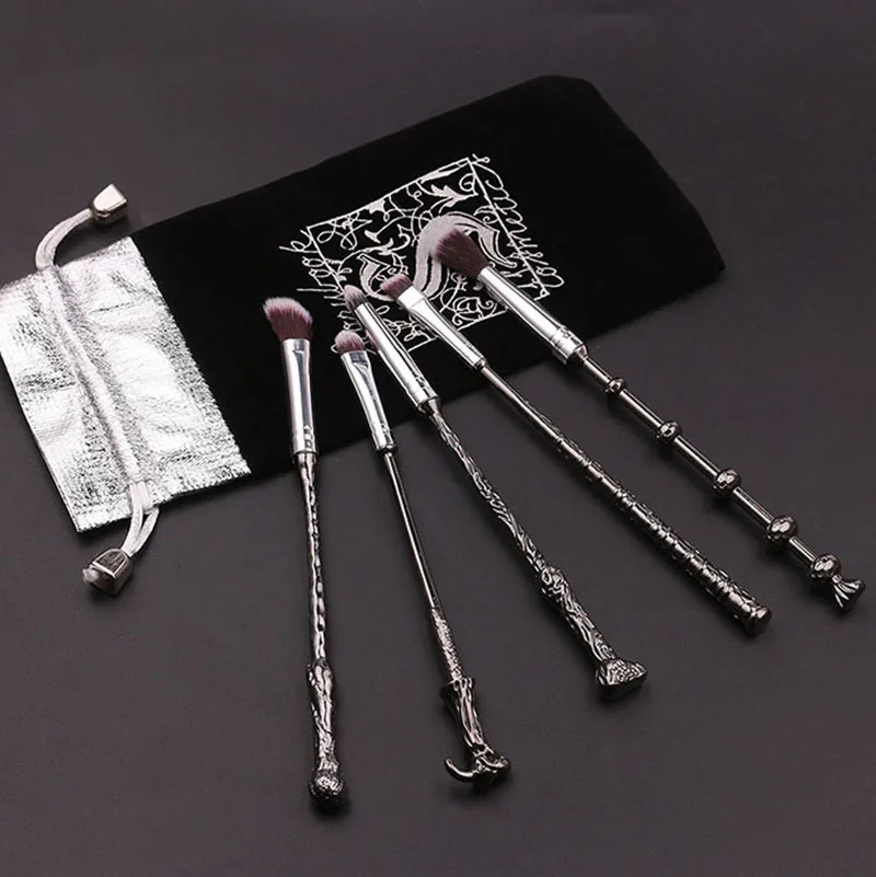 5 шт./компл. Гарри волшебные палочки Форма кисти для макияжа Набор теней век Кисть