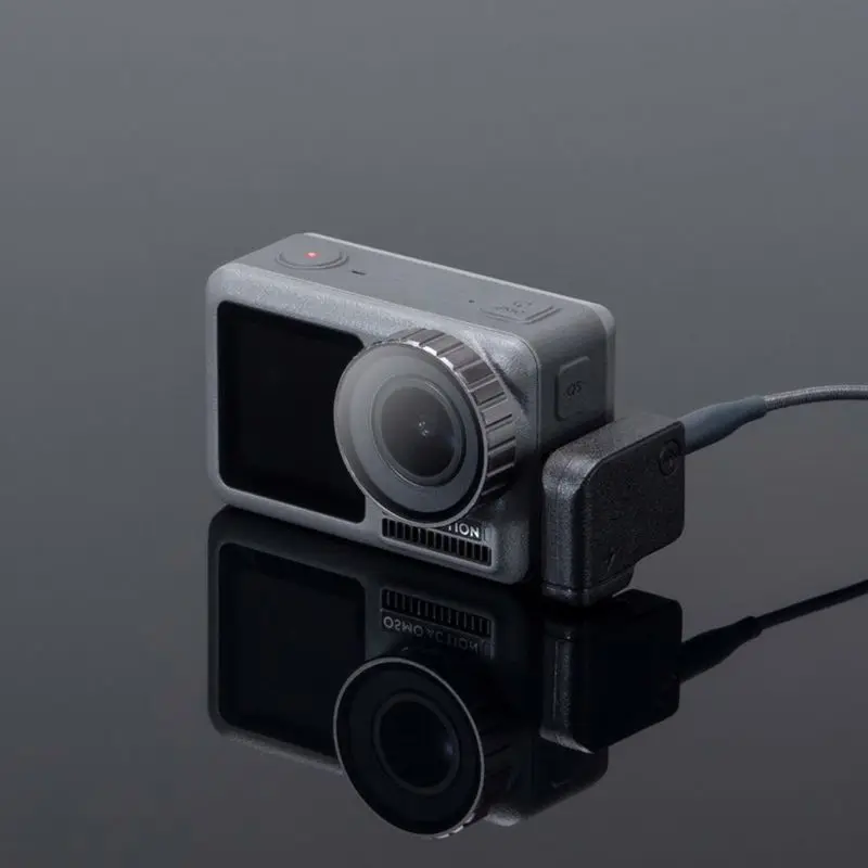 3,5 мм/USB-C адаптер для зарядки микрофона Аудио внешнее крепление для микрофона для DJI Osmo Action