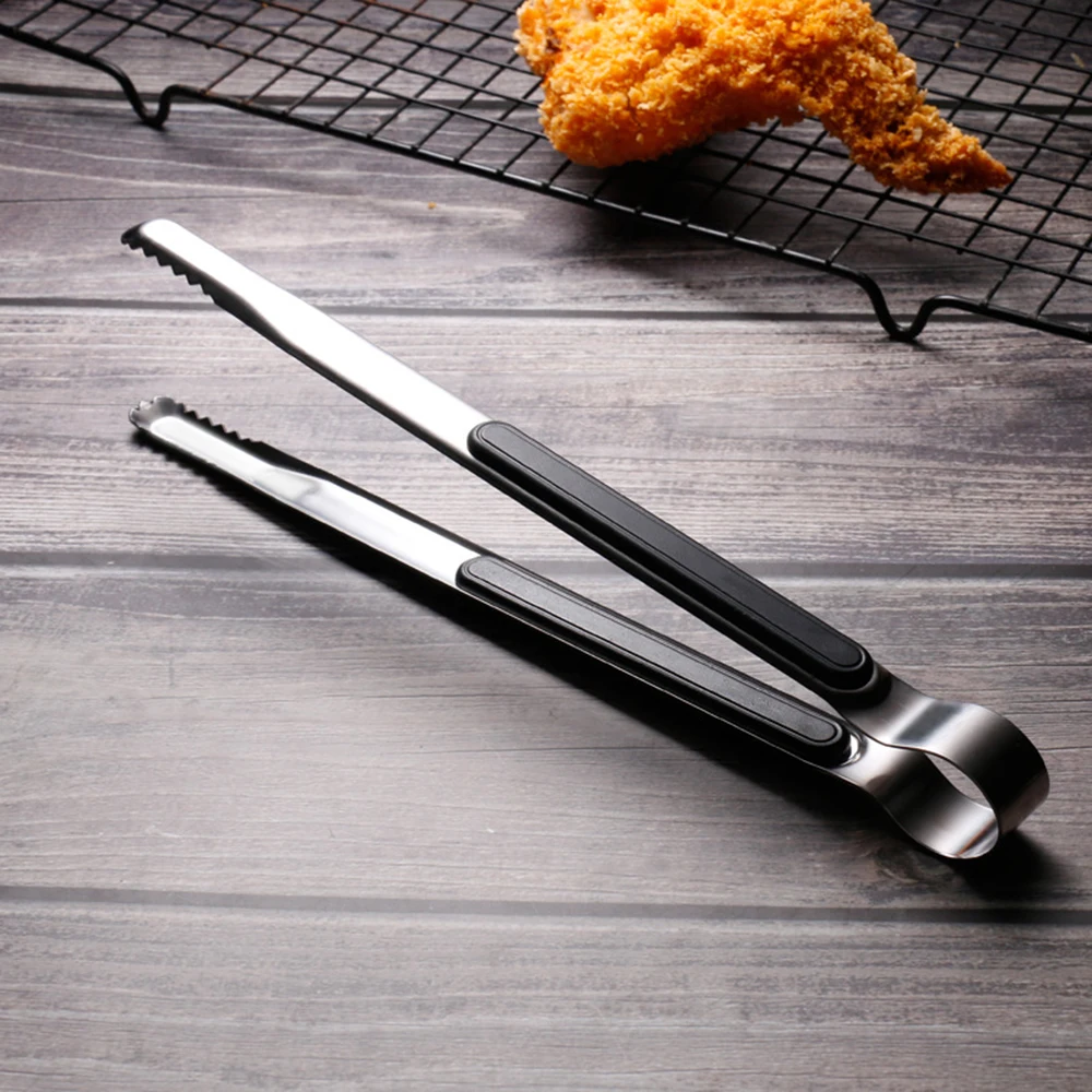 

New Stainless Steel Barbecue Tongs Multifunctional Food Tongs Bread Barbecue Kitchen Tool Accessories Picnic Sushi Tool