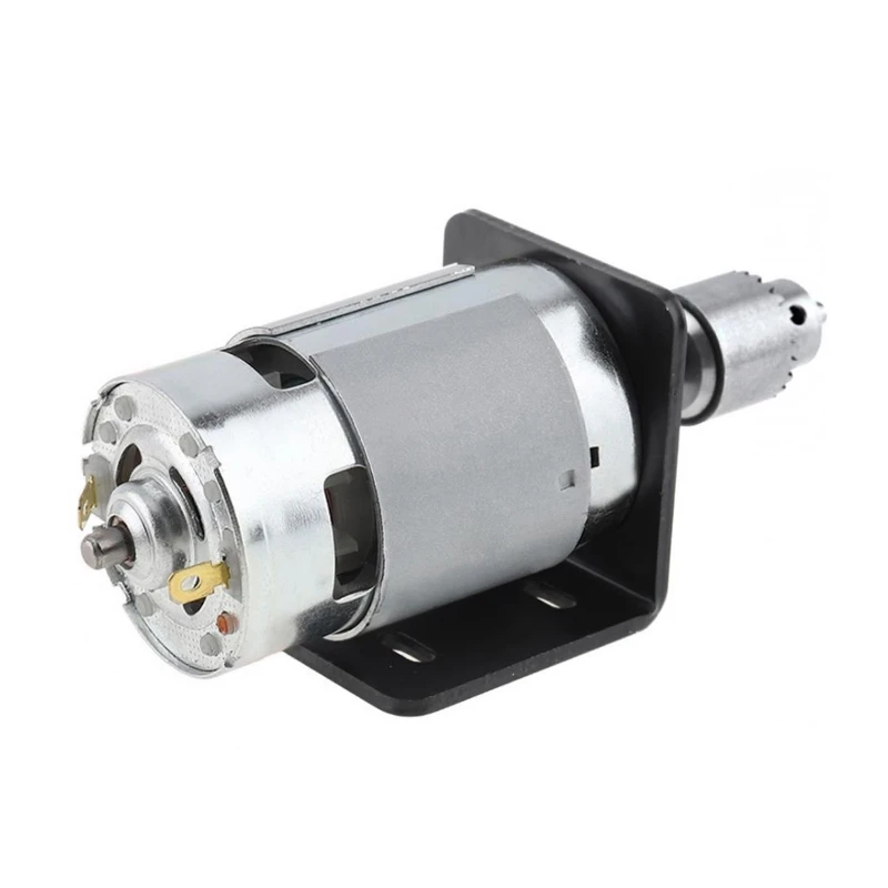 Миниатюрный ручной электродрель постоянного тока 12 24 В двигатель для древесины