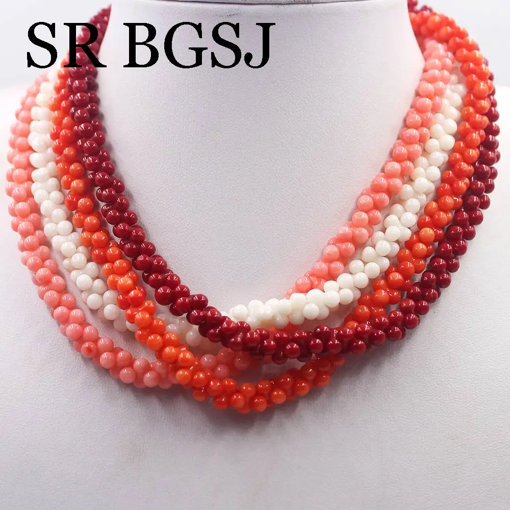 Бесплатная доставка 4x8 мм белый красный розовый оранжевый в форме кости морской