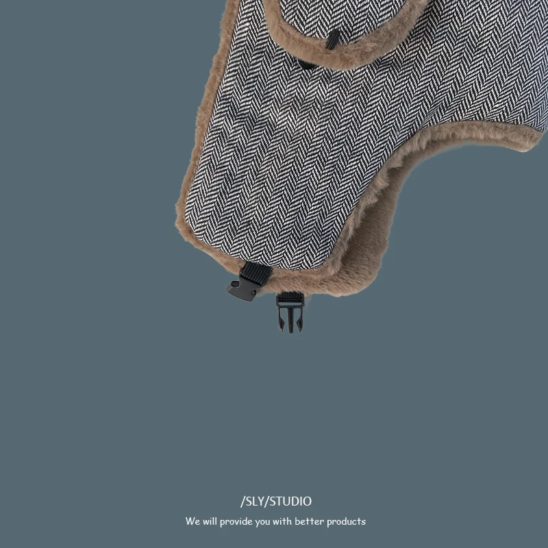 Мужская зимняя теплая Русская Шапка-бомбер из искусственного меха охотничья