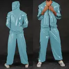 Латексные спортивные толстовки с капюшоном, размер XL, 0,4 мм