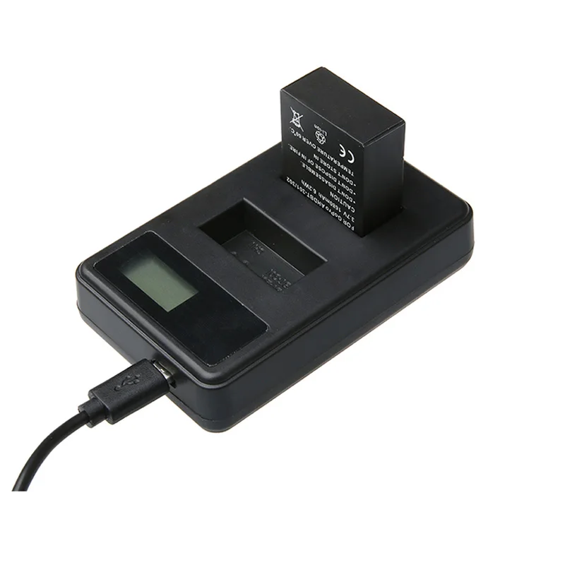 2pcs Go Pro AHDBT-301 Battery Gopro Hero 3 3+ Battery + GoPro 3+ 3 USB Dual LED Smart Charger For GoPro Camera accessories
