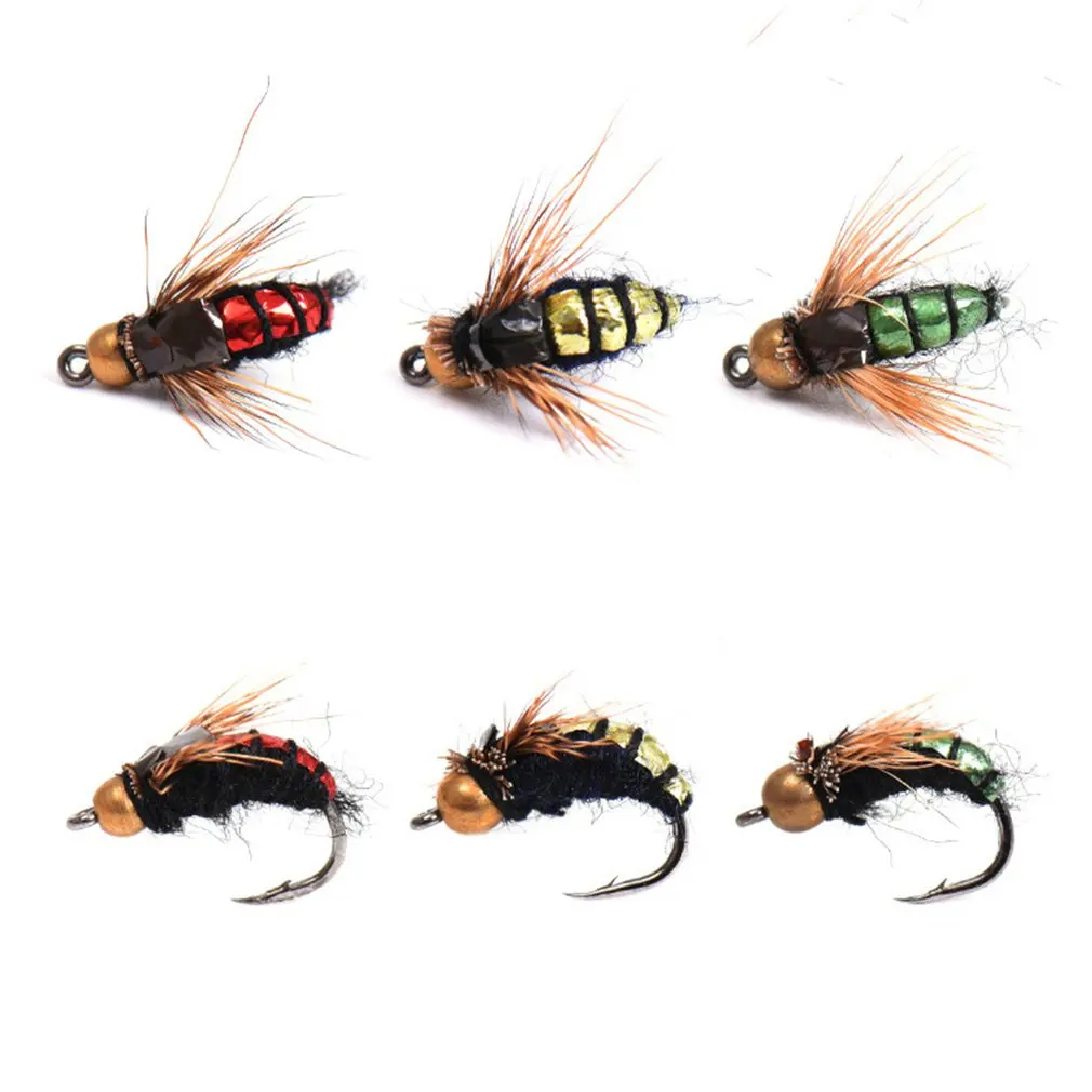 

Exquisite Insect Fake Bait Artificial Delicate Insects Hook Fly Hook Vivid Colors High Simulation Mouth