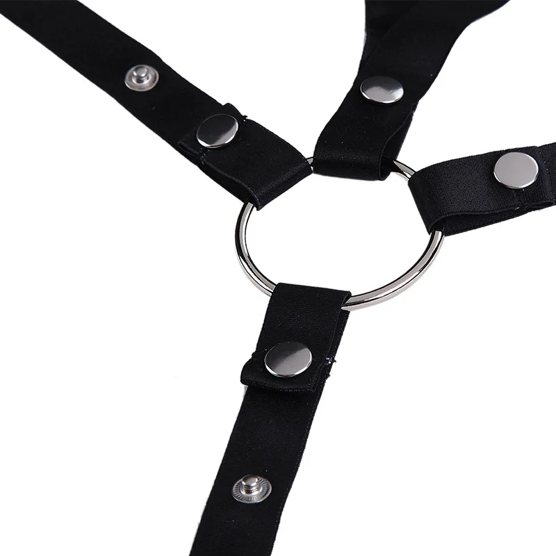 Мужское сексуальное нижнее белье сиамские трусики в стиле железного круга боди