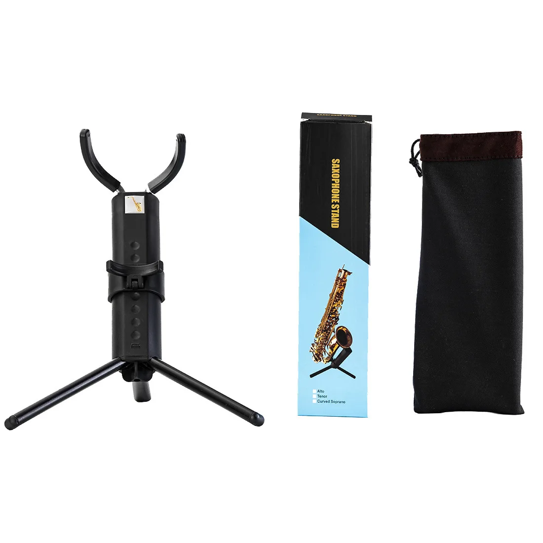

Portable Foldable Stand Alto/Small Soprano Saxophone Universal Stand Saxophone Stand