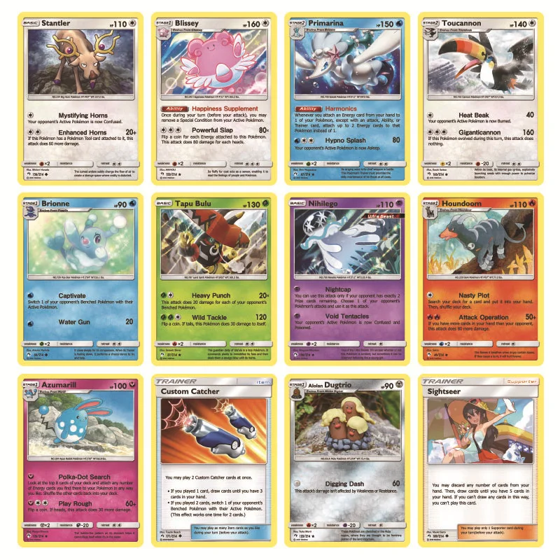 

324pcs Pokemon cards Sun & Moon Team Up XY Evolutions Booster Box Collectible Trading Cards Game Toys