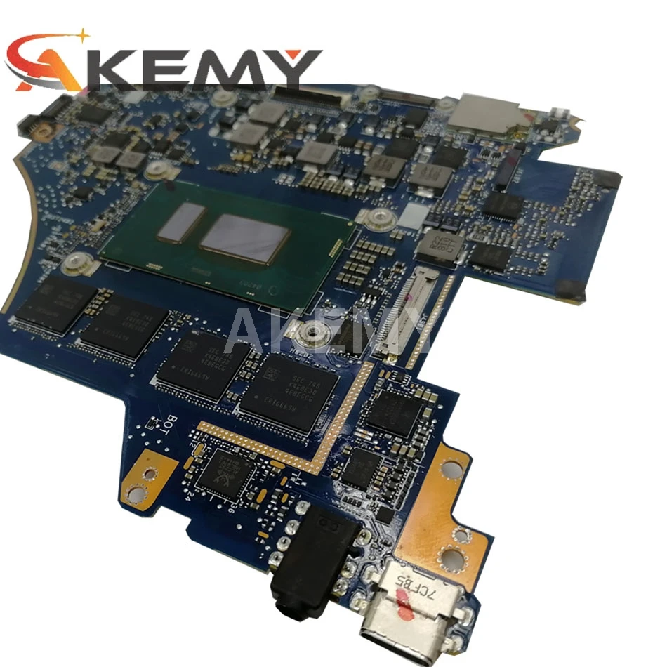 akemy for asus q325ua q325u ux370ua ux370u ux370uak q325uak laptop motherboard 60nb0en0 mb2110 w i5 7200u cpu 8gb ram free global shipping