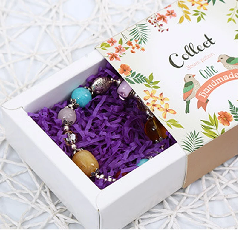 10 шт./лот коробка для бумажных ящиков модный стиль ювелирных изделий чехлы