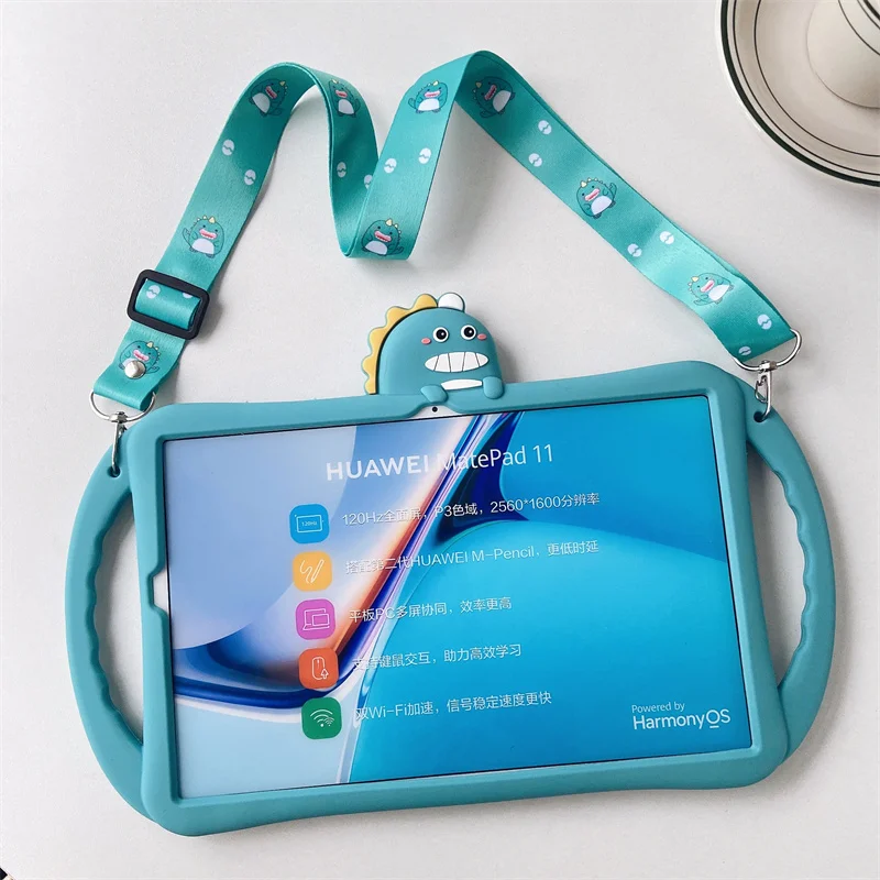 

Силиконовый чехол Kicskstand с ручкой для Xiaomi Mi Pad 5 MiPad 5 Pro 11 мультяшный детский чехол с ремешком