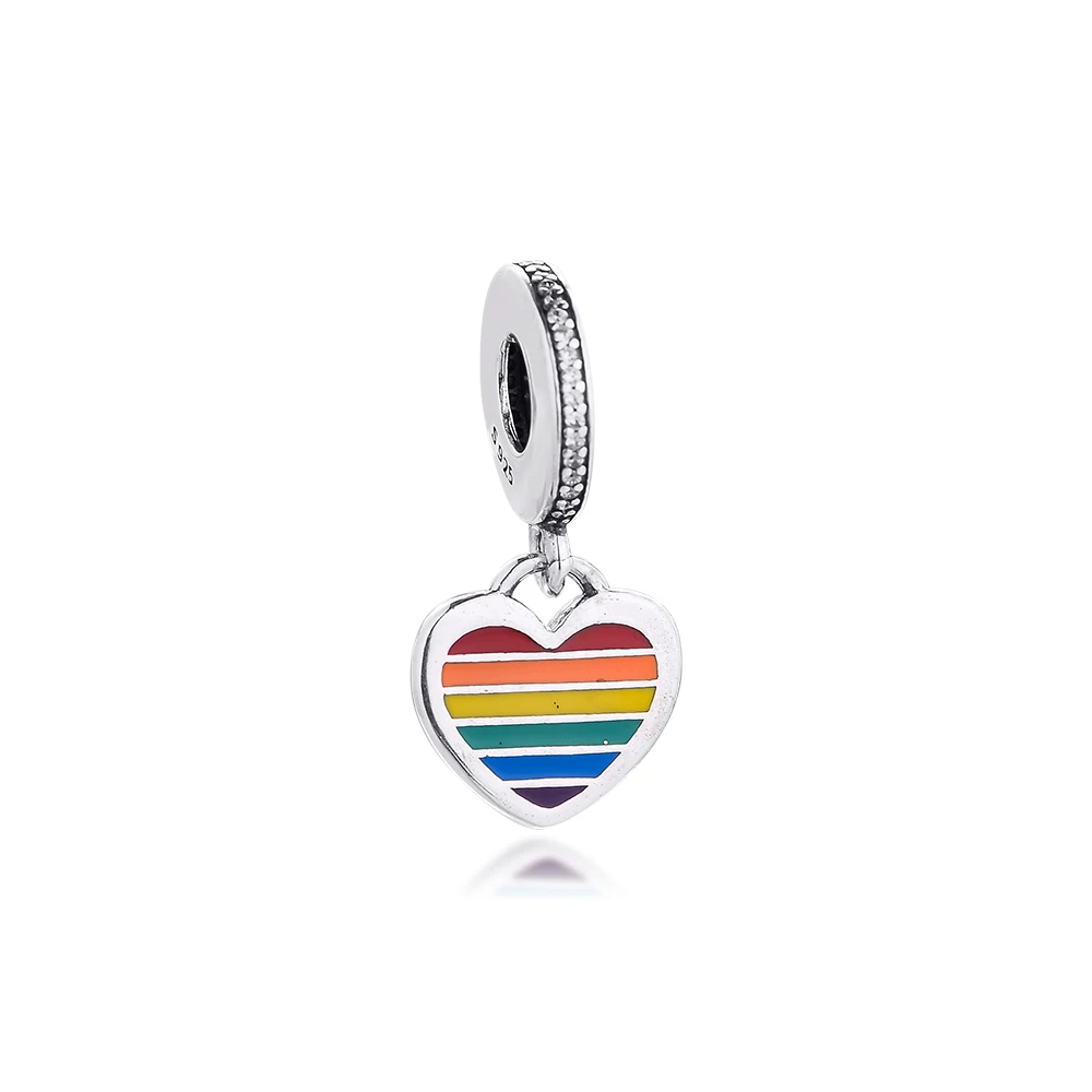 

Fits Pandora Bracelet Pride Dangle Charms 925 Original Sterling Silver Beads DIY Jewelry Making Gift Mother's Day 2021