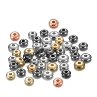 minhin 200400pcslot 5 6mm charm spacer beads flat round loose beads for diy jewelry making supplies accessories wholesale