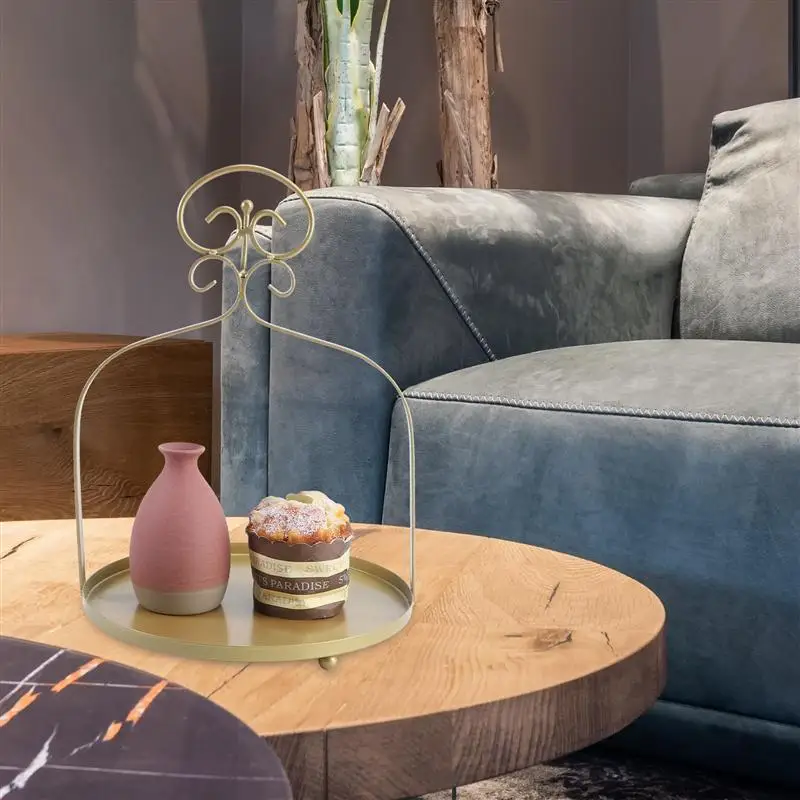 

1Pc Wedding Cake Holder Decorative Dessert Rack Dessert Displaying Stand Golden