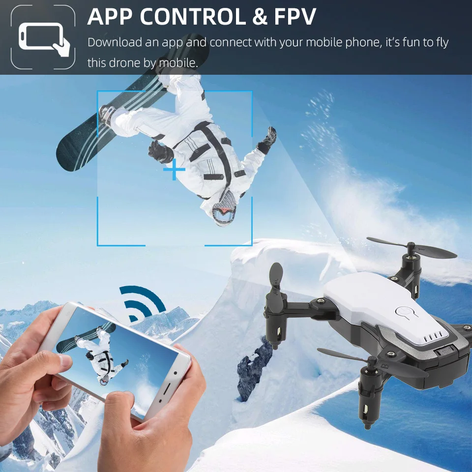 Lanbird мини Радиоуправляемый Дрон с камерой FPV Wifi Пульт дистанционного управления Квадрокоптер мини игрушка Дети Дроны для начинающих Вертолет vs E61 S9W