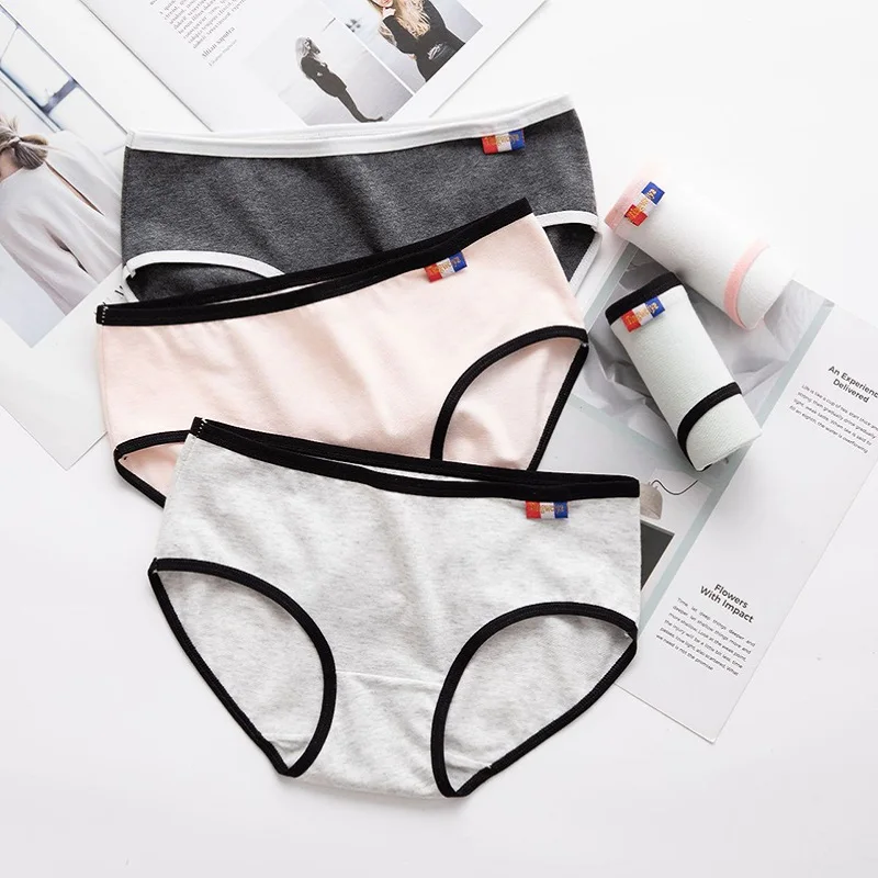 3 шт./Лот сексуальное женское белье женские трусики нижнее хлопковые трусы шорты