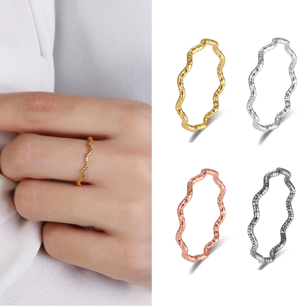 Женское кольцо из серебра 100% пробы с тонкой линией | Украшения и аксессуары