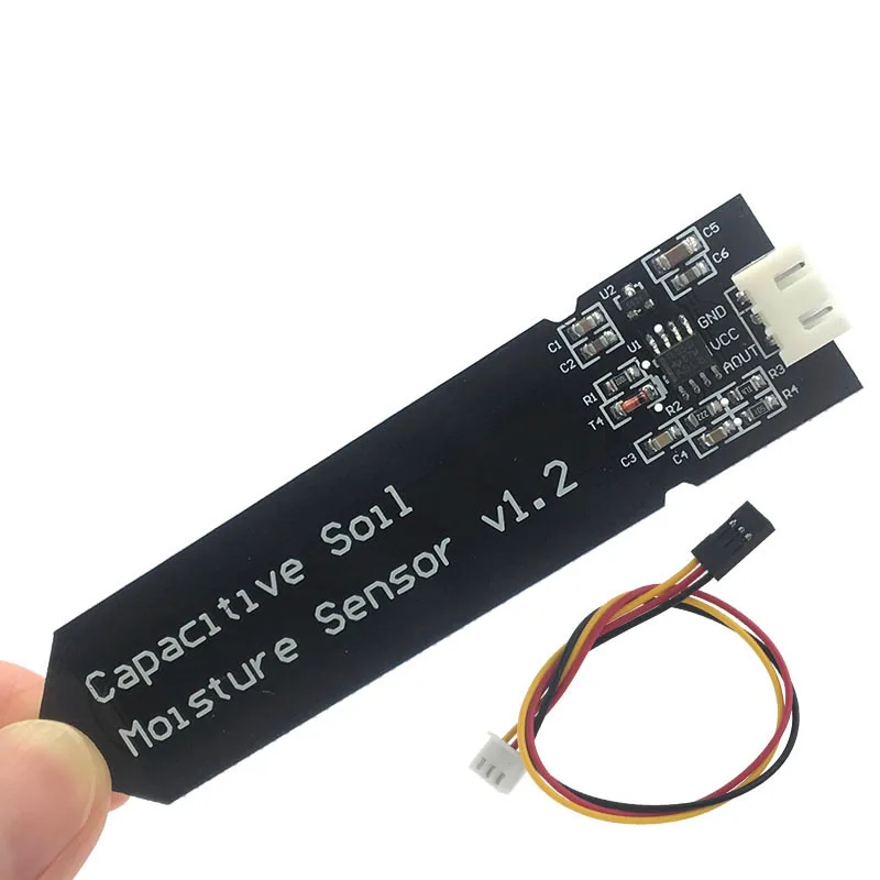 Аналоговый емкостный модуль датчика влажности почвы устойчивый к коррозии