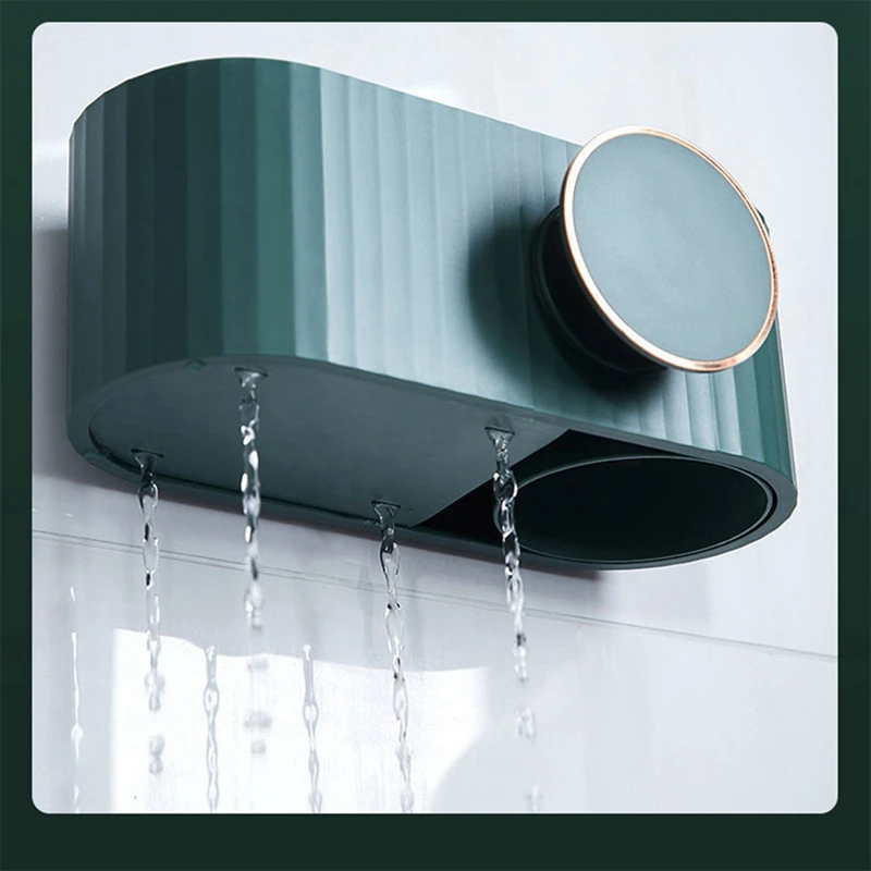 

Punch-Free Hair Dryer Holder Storage Box Shelf for Bathroom Organizer Storage Rack Bathroom Accessories Set