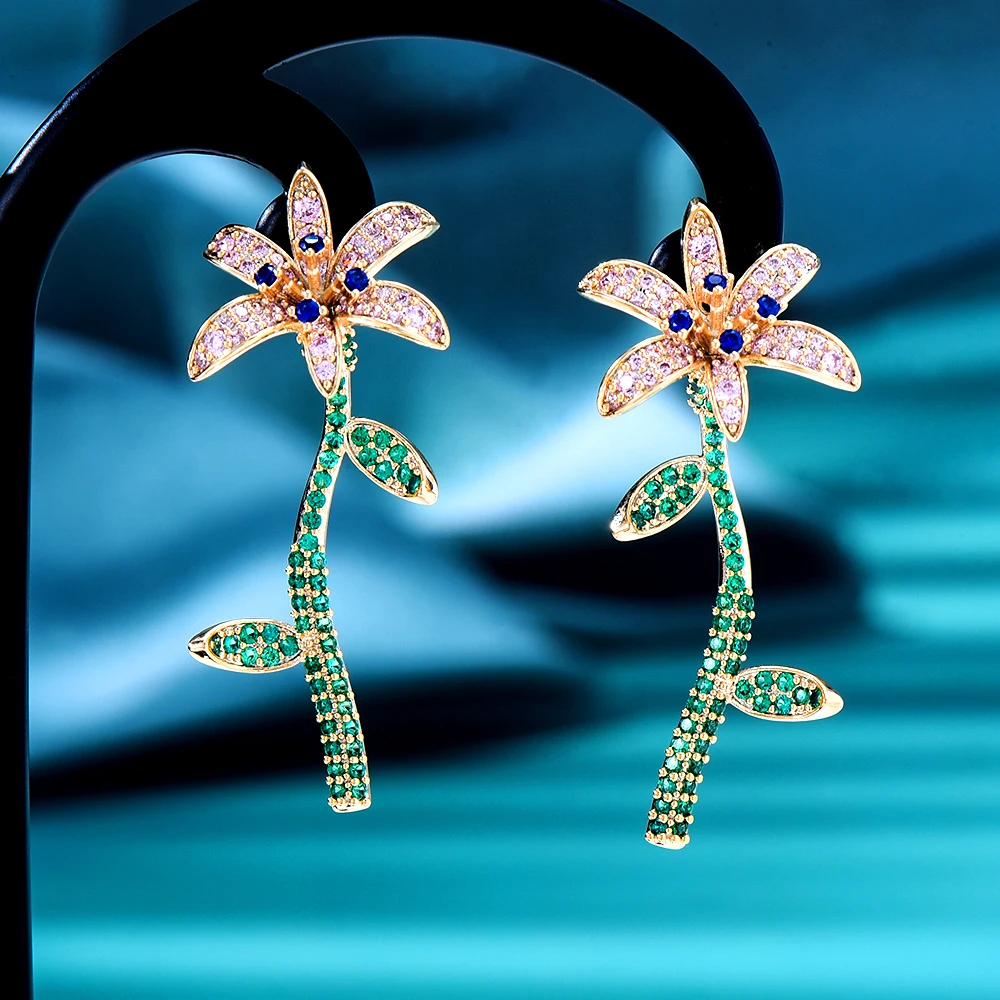 

Missvikki Модные DIY очаровательные CZ Оригинальные Подвесные серьги для женщин девушек ежедневное высокое качество японский корейский стиль